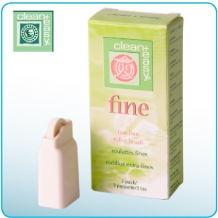 Fine line rollerkopjes  (3 stuks)